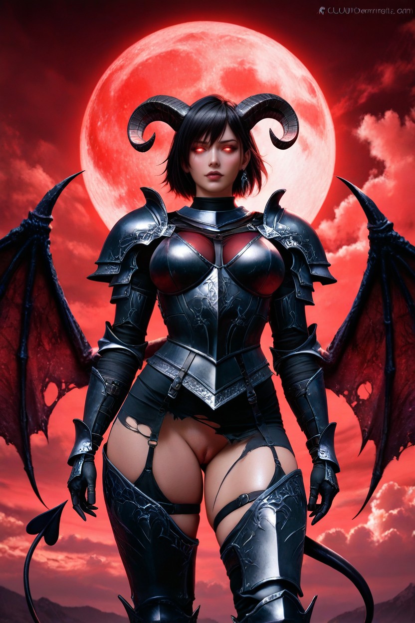 Red Sky, Succubus, Red Moonlight Porno IA