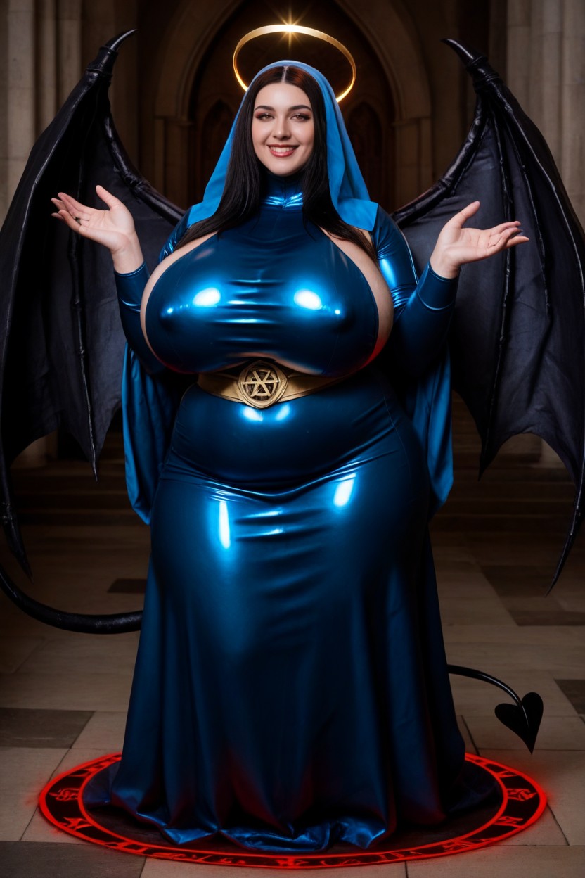 Dark Light Demon Tail, Holy Long Sleeves, 25+ AI Porn