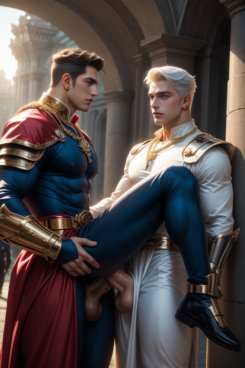 Blaue Augen, Very Big Plump Lips, Such As Intricate Arm Cuffs KI Schwulenporno