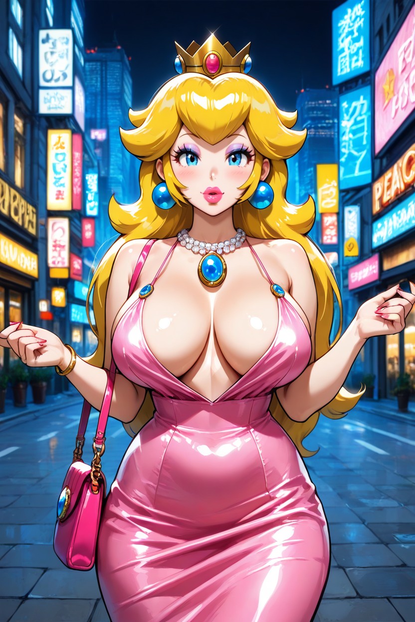 25+, Puffy Lips, Hourglass Body AI Porn