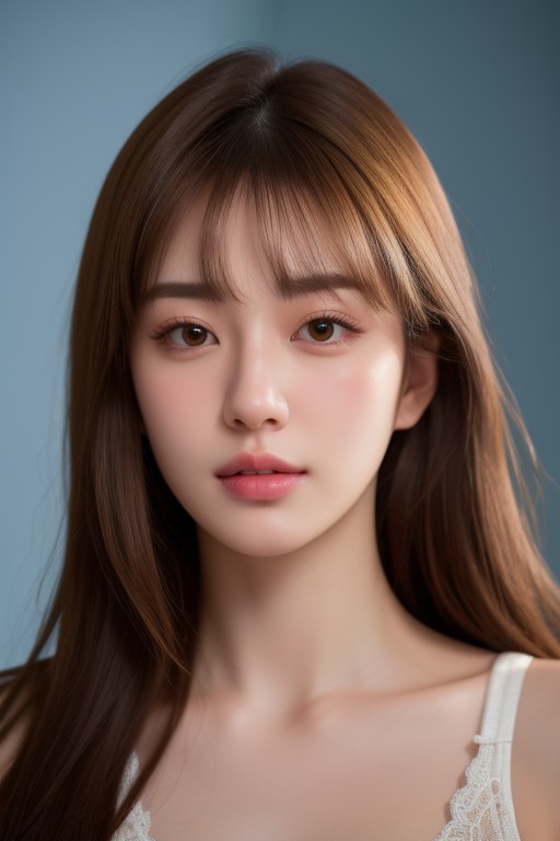 Front Facing, Sfw, Button Nose Asian AI Porn