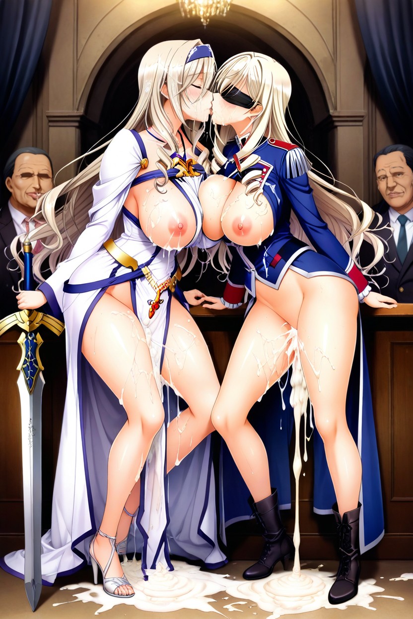 Maximum Cum Everywhere, Greatsword, Side By Side Hentai AI Porn