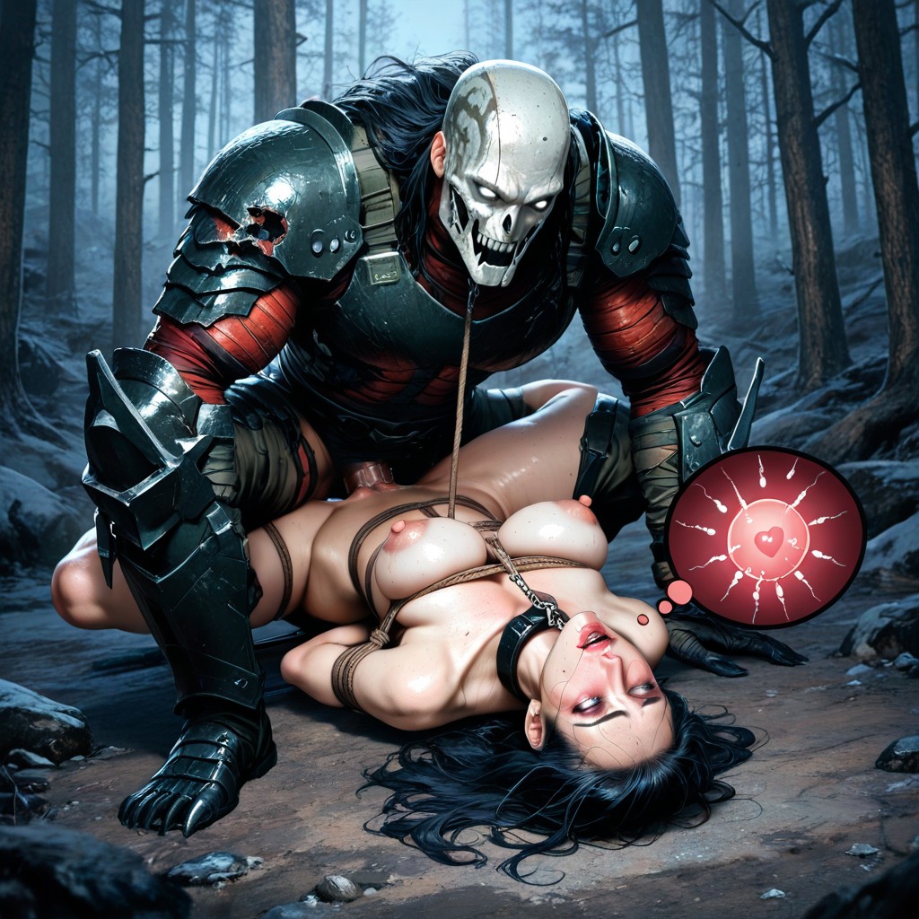 Nipple Clamps, 25+, Swooping Breasts AI Porn