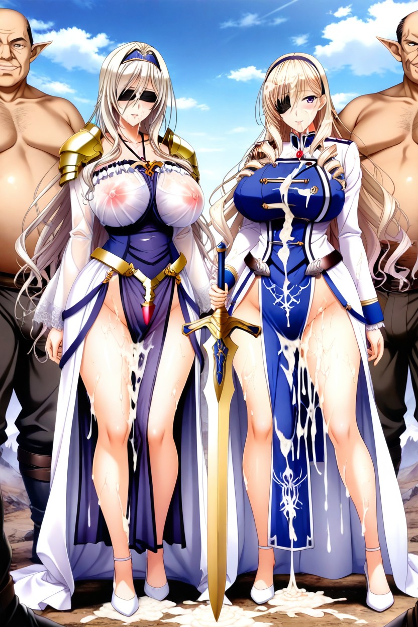 Excessive Cum In Hair, Excessive Cum On Face, Faithful To The Anime Hentai AI Porn