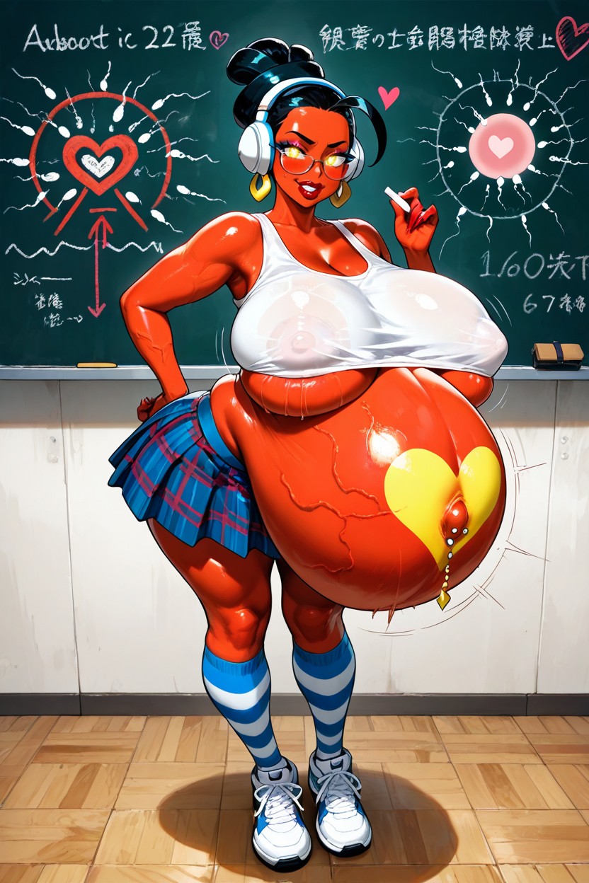 Long Legs, Very Detailed Face, Hyper Veiny Belly Hentai AI Porn