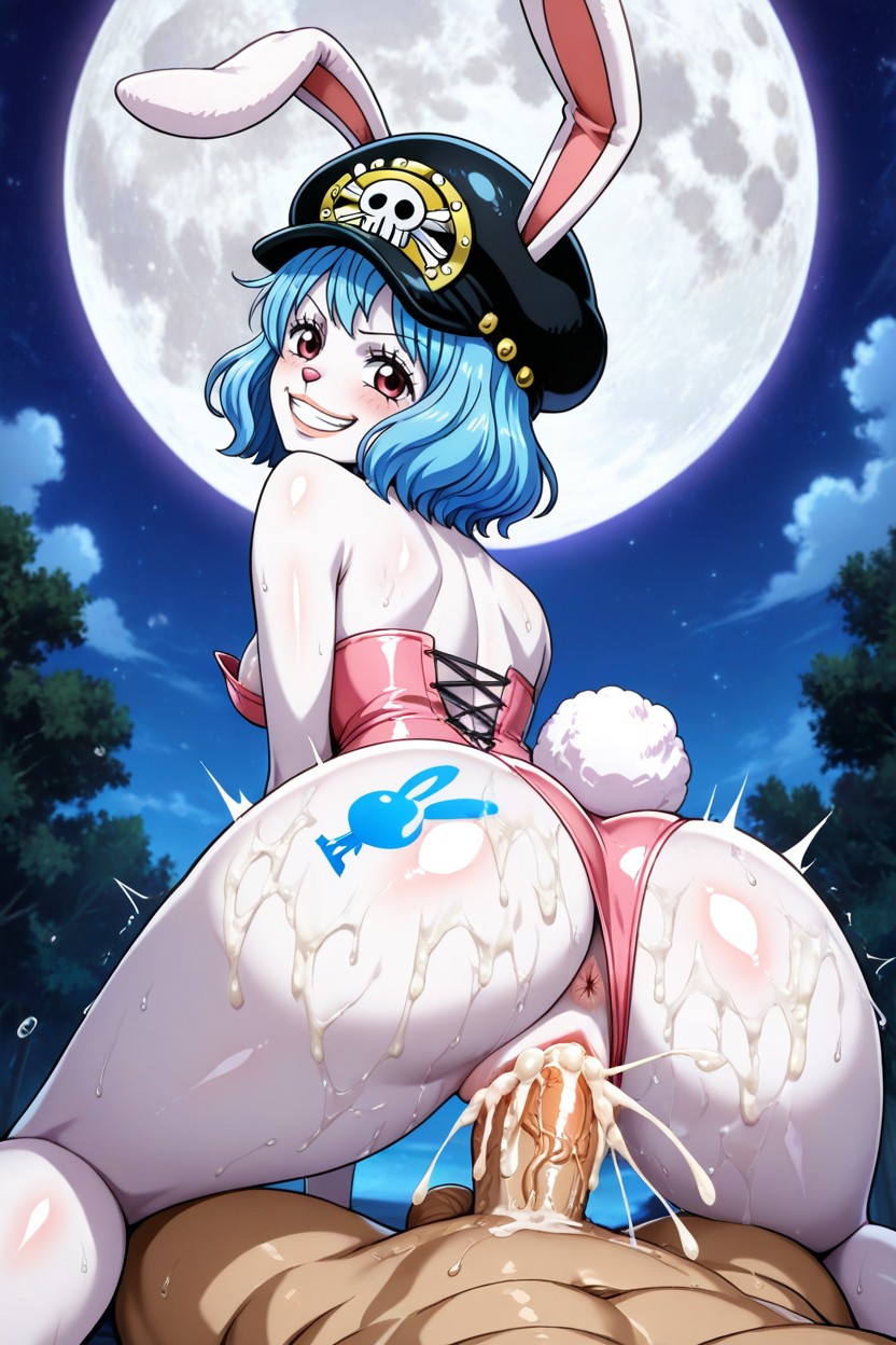 Female Fucked By Large Sea Monster, Massive Huge Veiny Cock, Bunny Ears Hentai AI Porn