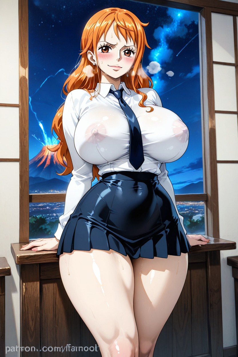 In Heat, Curvy Body, Looking At Viewer Hentai AI Porn