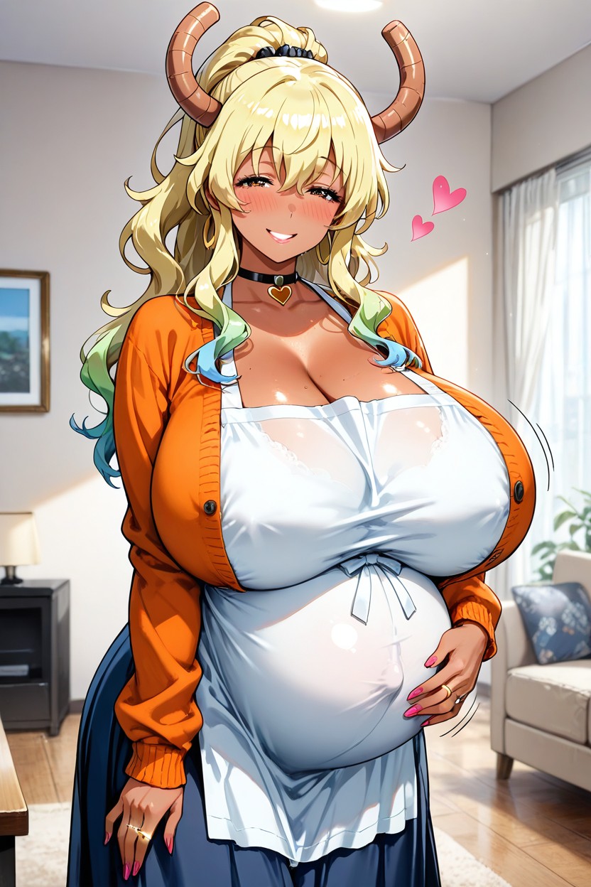 Half-closed Eyes, Gyaru, Hair Down Hentai AI Porn