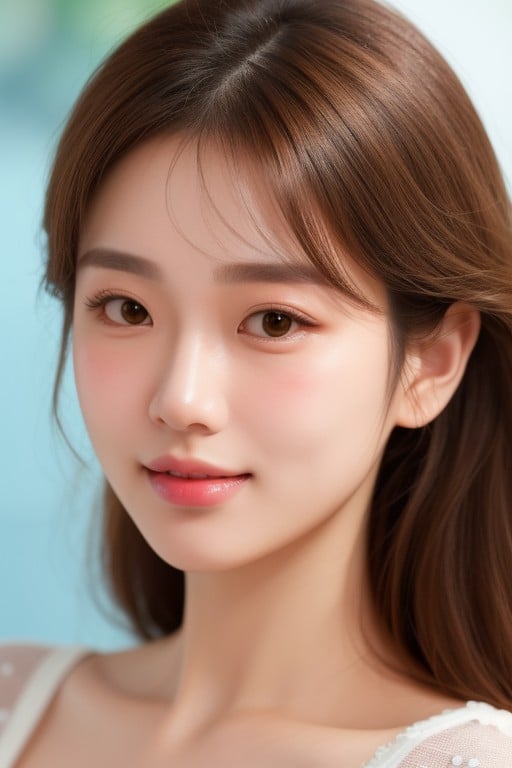 Chinless, Front Facing, Japanese Female アジアのAIポルノ