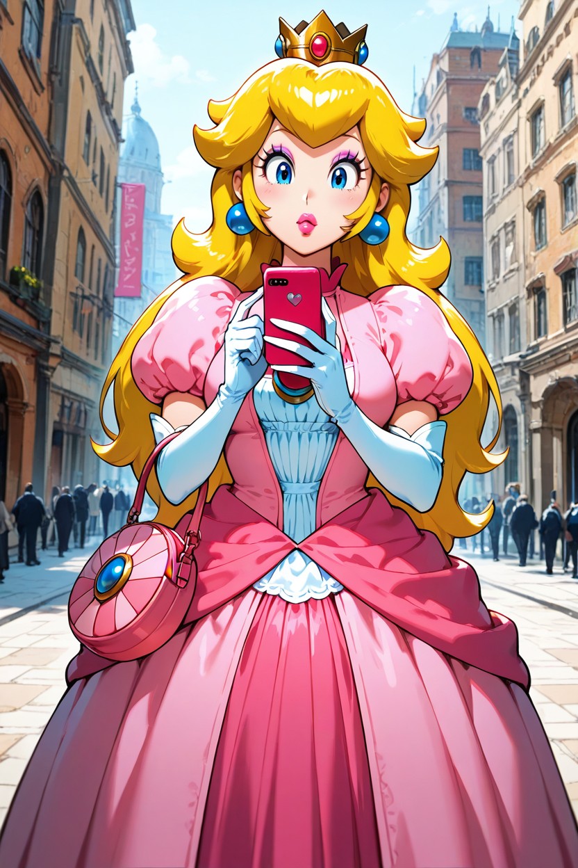 Pink Handbag, Eyeshadow, Cosplay AI Porn