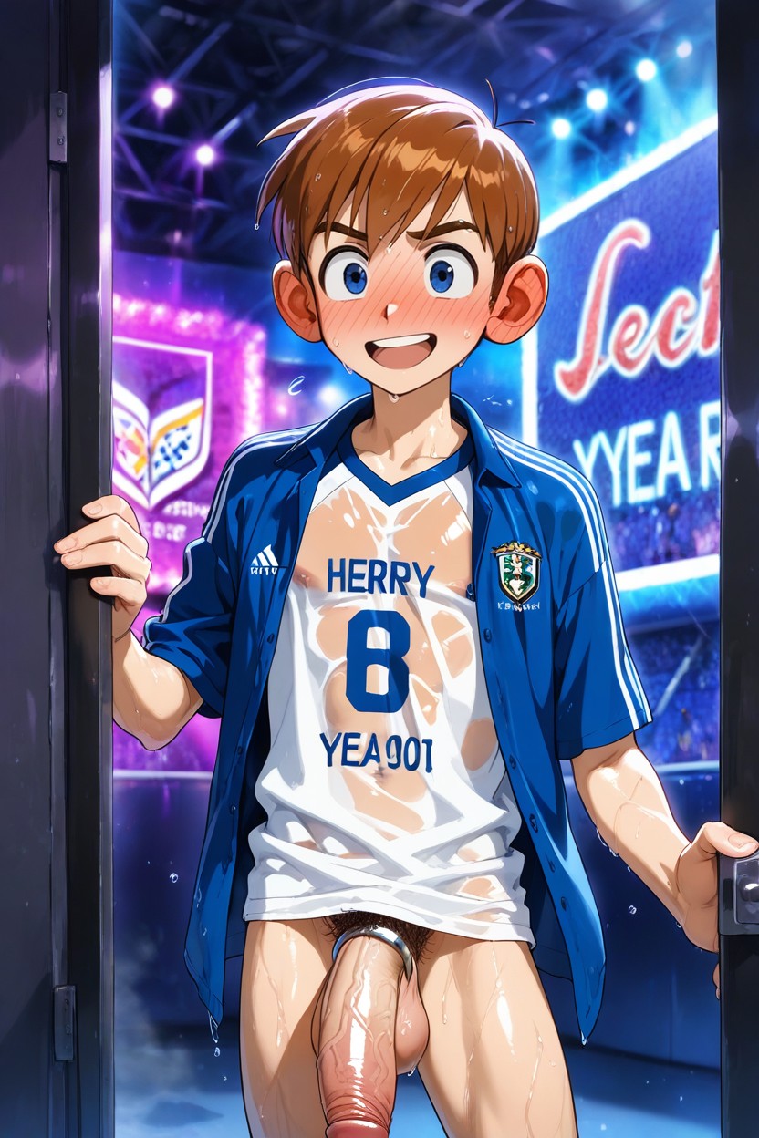 Horny, Flaccid, Tight Smooth Balls ゲイAIポルノ