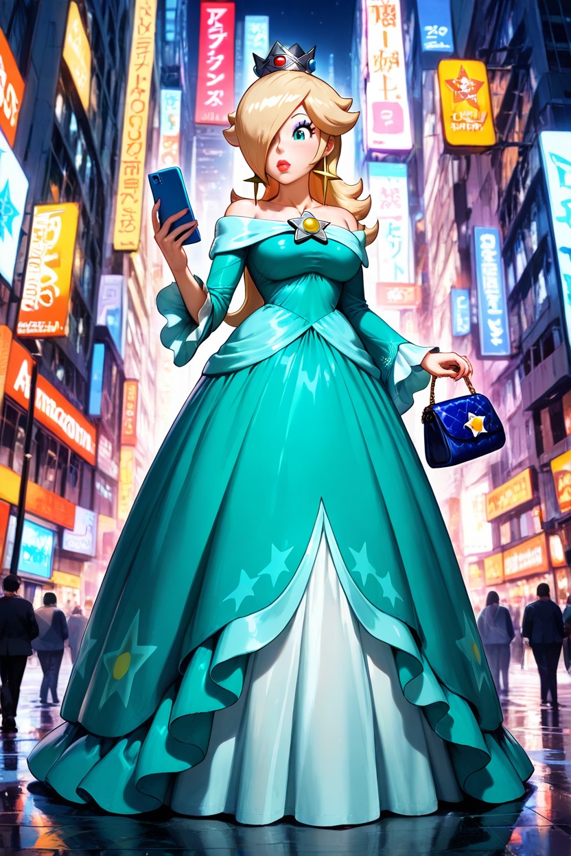 Extremely Tall, Modern City Background, Fully Clothed AI Porn