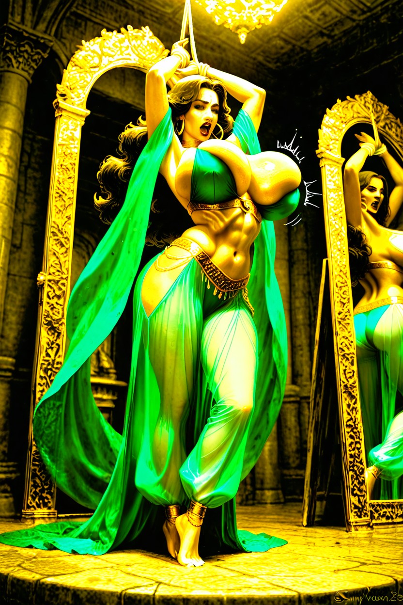 Belly Dancer, Gipsy, Arms Up Hentai AI Porn
