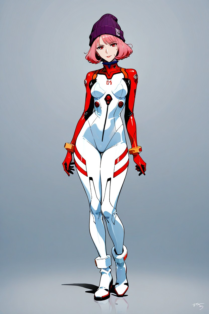 Red, Small Breasts, And Striking Red Eyes Hentai AI Porn