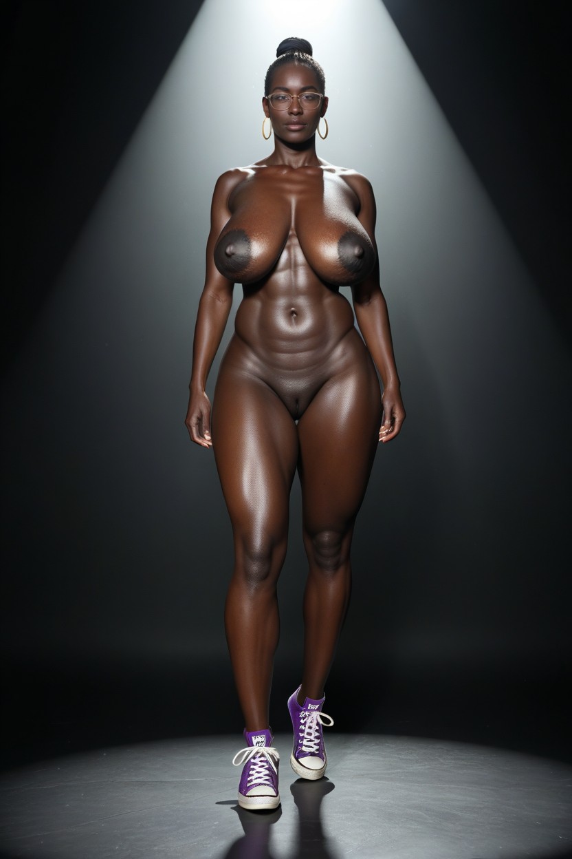 50+, Under Bright Spotlight, Waist AI Porn