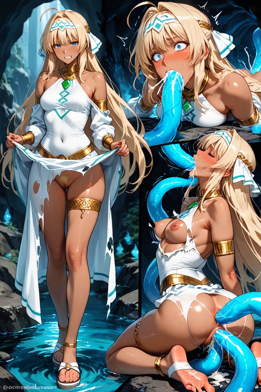 Motion Lines, Character Overlapping Across Views, Lifted Mid-air Hentai AI Porn