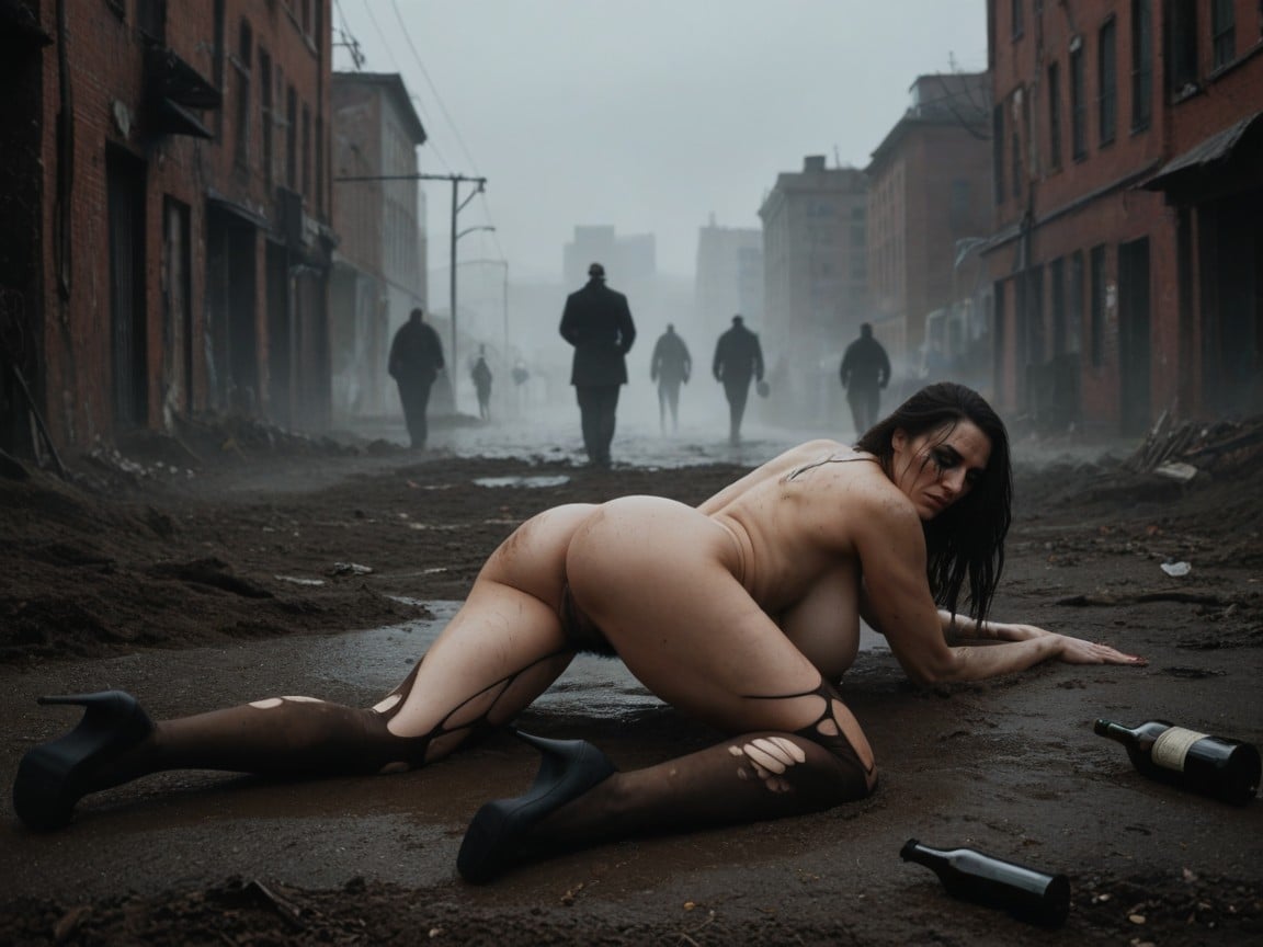 A Post-apocalyptic World, Fog, Cosplay AI Porn
