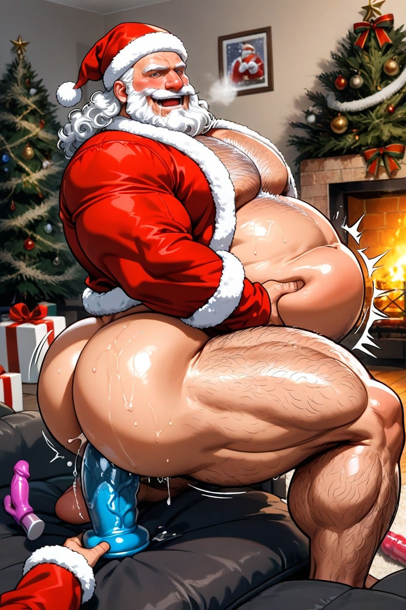 Gifts, Muscles Surdimensionnés, Lubricated Porno IA Gay