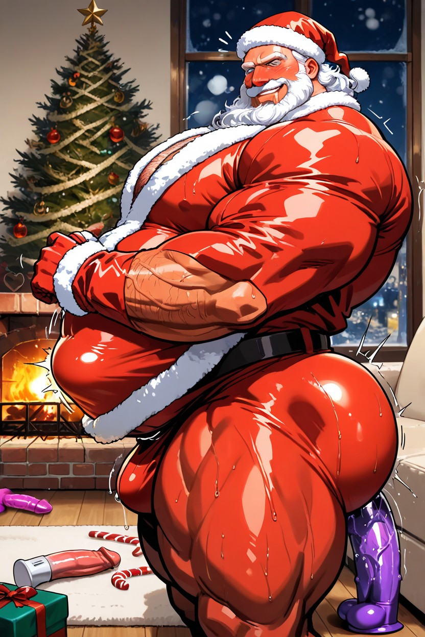 White Jockstrap, Christmas Tree, Caught In The Act Porno IA Gay