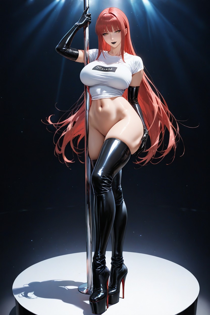 Close To Breasts, Breasts High, White T-shirt Hentai AI Porn