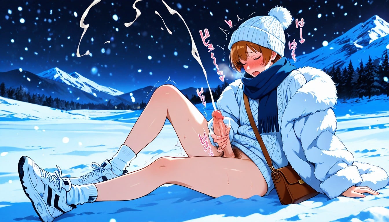 White Ankle Socks, No Humans, On Hill Hentai AI Porn