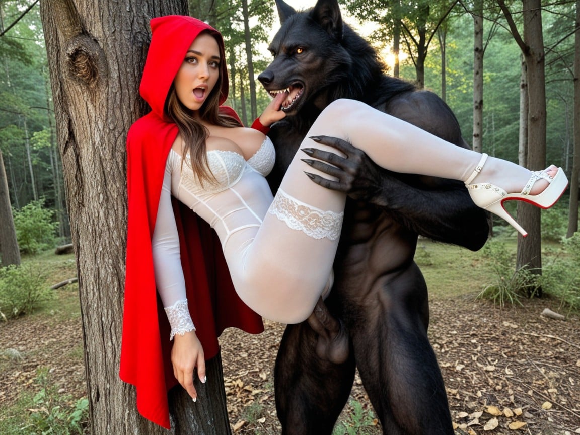 Full Body View, Long Chestnut Hair, Bubble Butt AI Porn