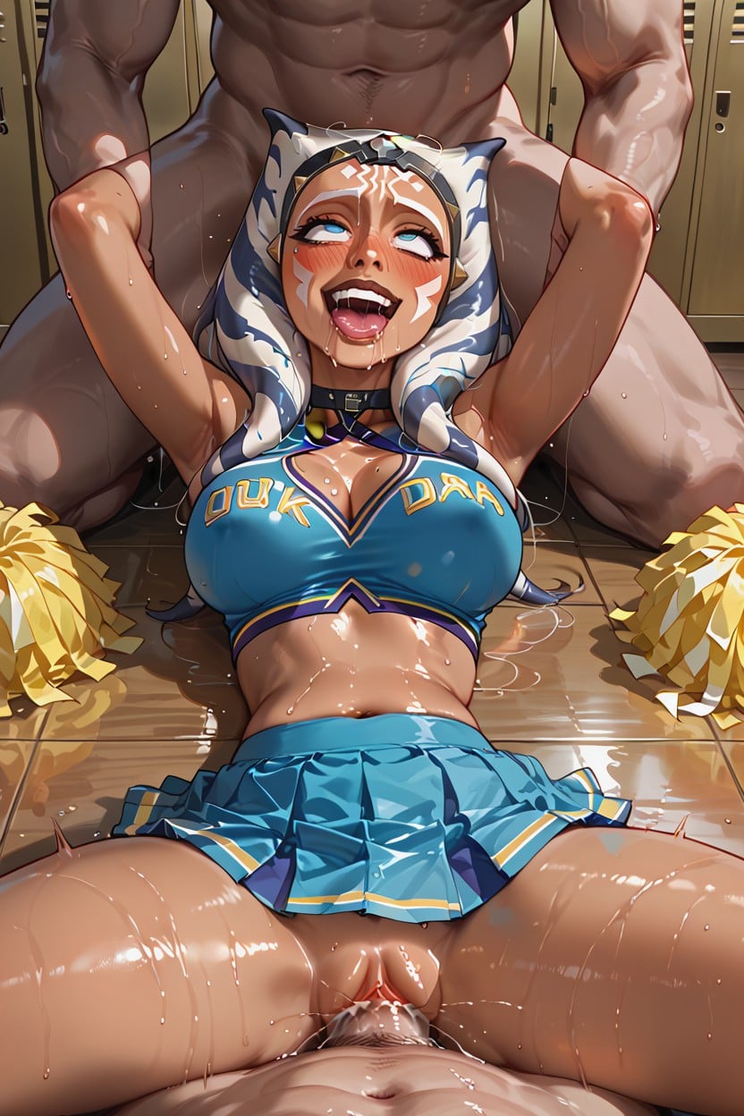 Arched Back, Saliva, Man Offscreen Hentai AI Porn
