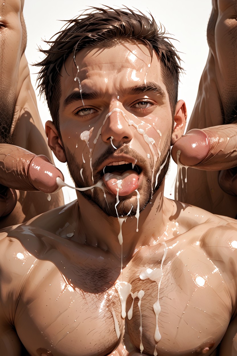 25+, Handjobs, Bukakke Porno IA Gay