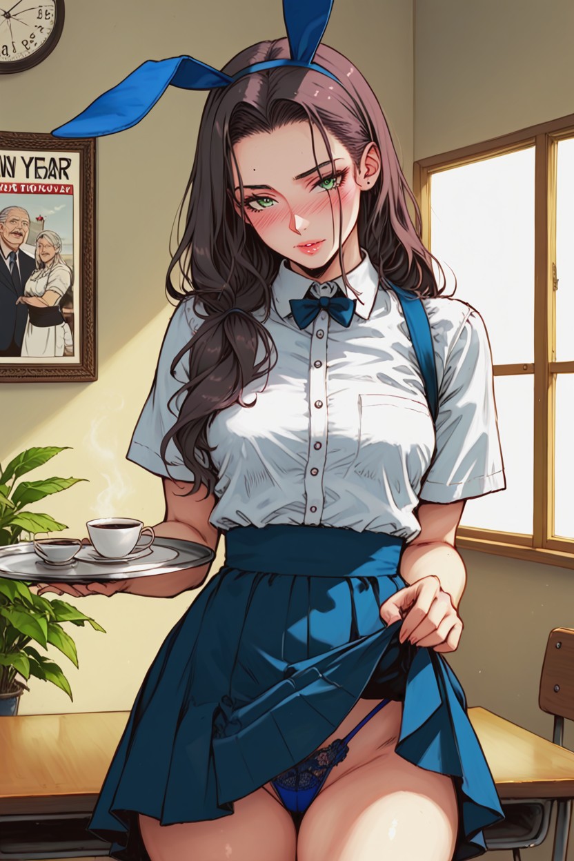 Waist Shot, Long Length, Beauty Eyes AI Porn