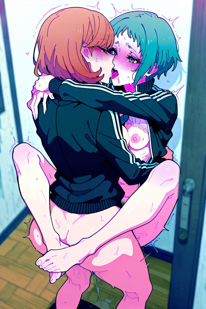 Girls, Submissive Fuuka, Open_clothes Hentai AI Porn
