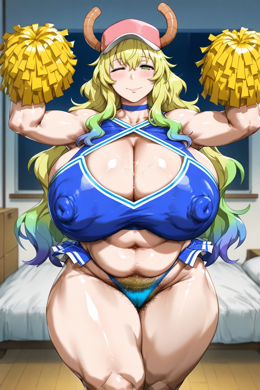 Plump Navel, Cheerleader, Perfect Waist AI Porn