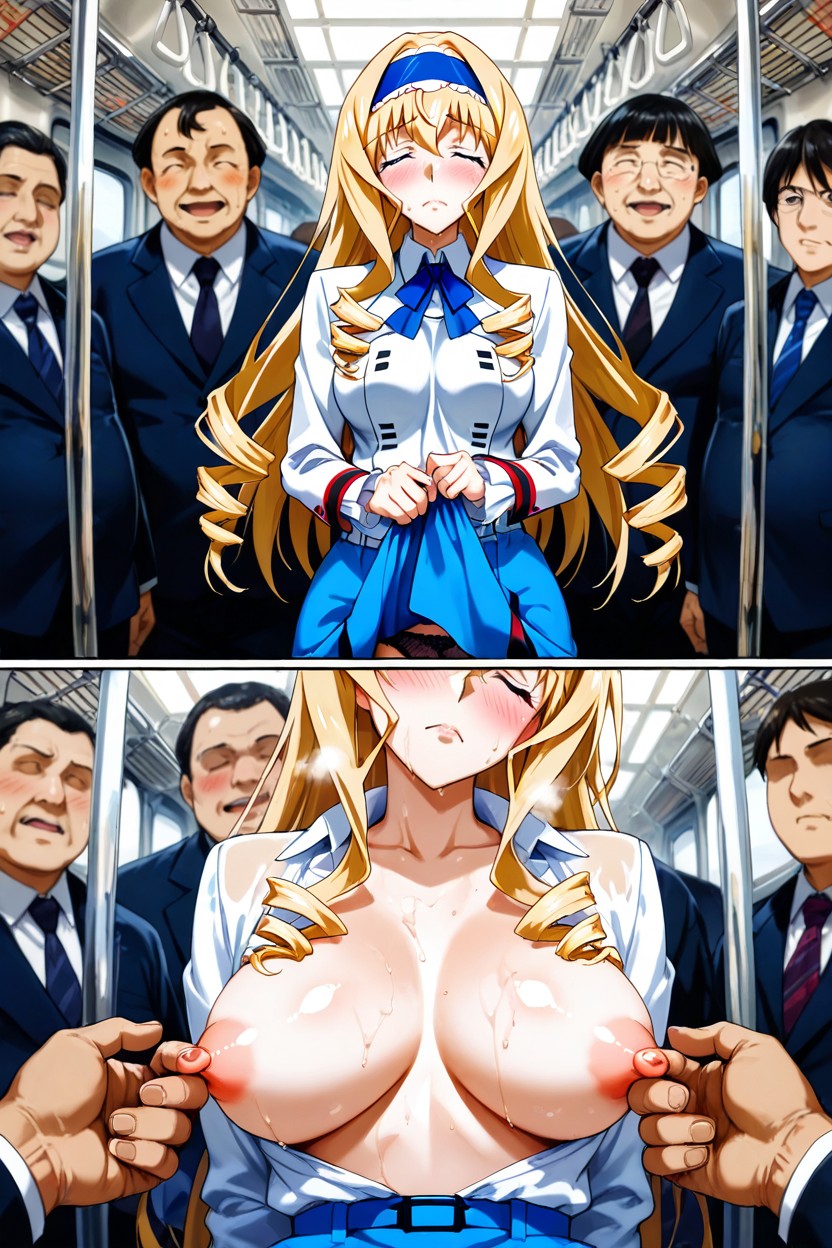Hd, Motion Lines, There Are A Lot Of Salarymen Around Hentai AI Porn