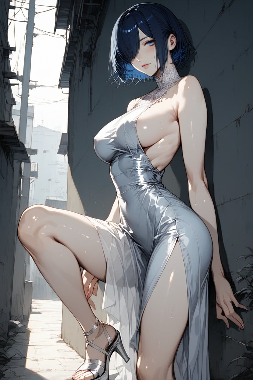 Detailed Face, Side View, Soft Shine Hentai AI Porn