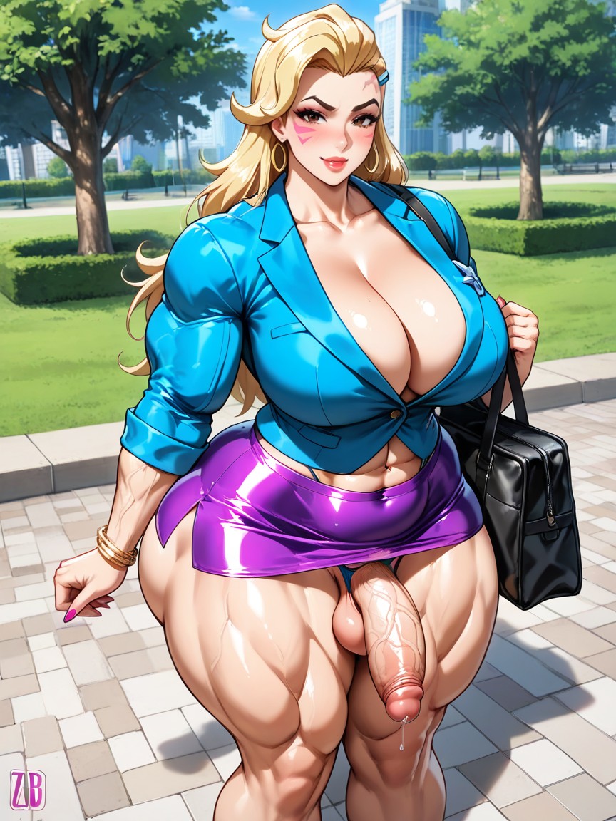 Mini Skirt, Abs, Toned Hentai AI Porn