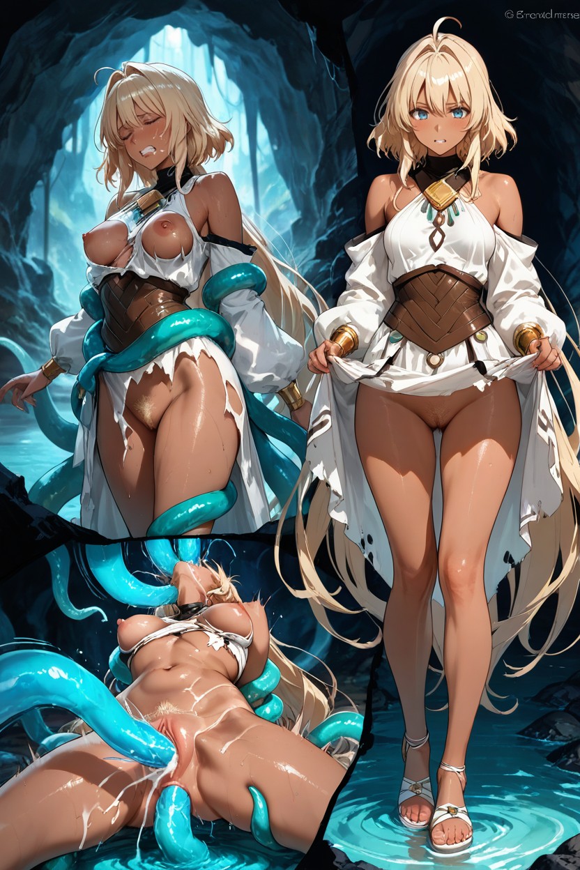 Struggles, Bare Shoulders, Motion Lines Hentai AI Porn