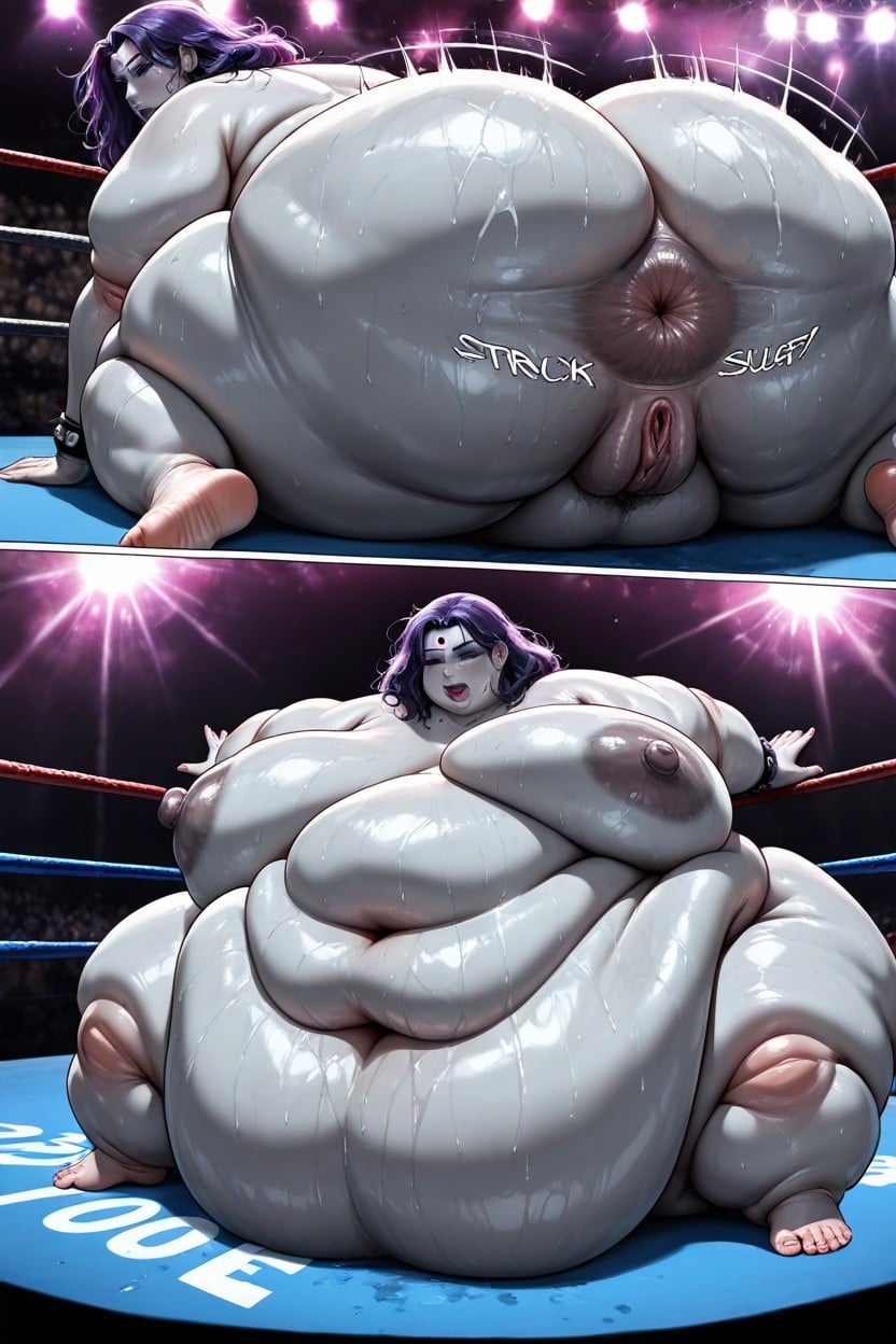 Immobile, Embarassed, Morbidly Obese Hentai AI Porn
