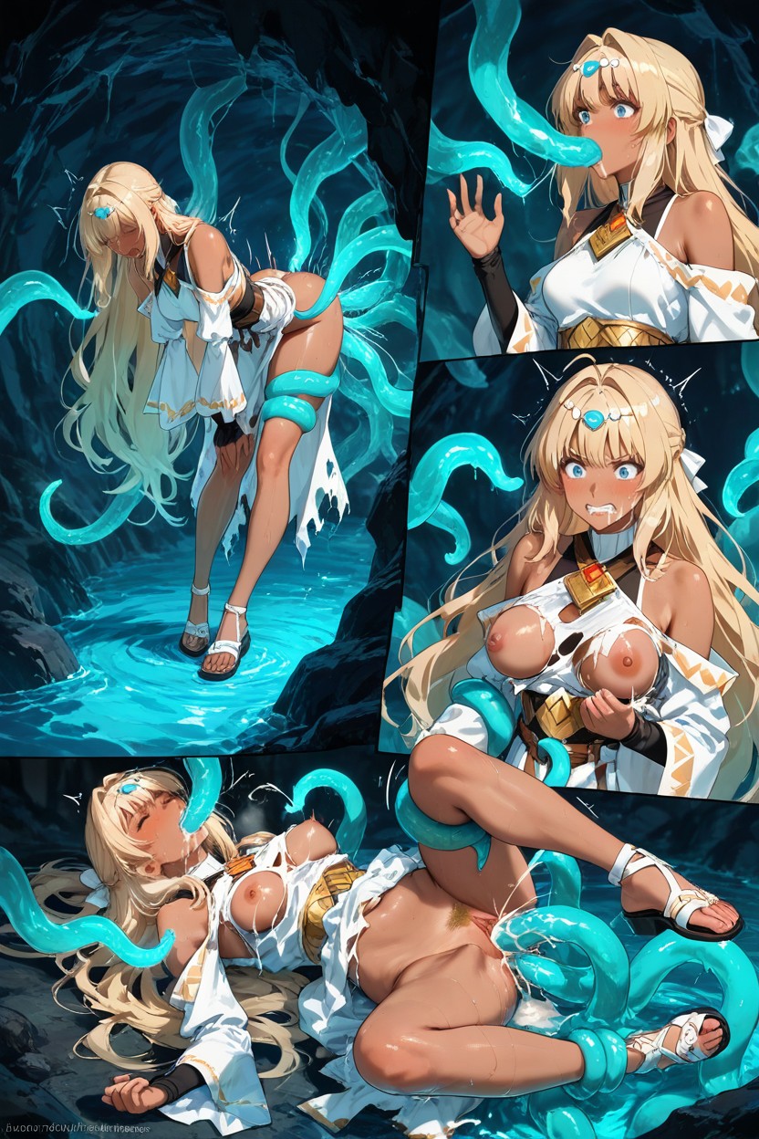 Insanely Long Legs, Muted Colors, Lifted Mid-air Hentai AI Porn