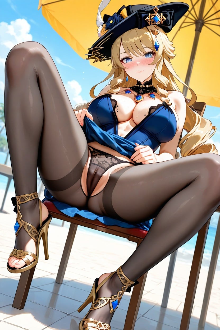 Navia From Genshin Impact, On, Panties Hentai AI Porn
