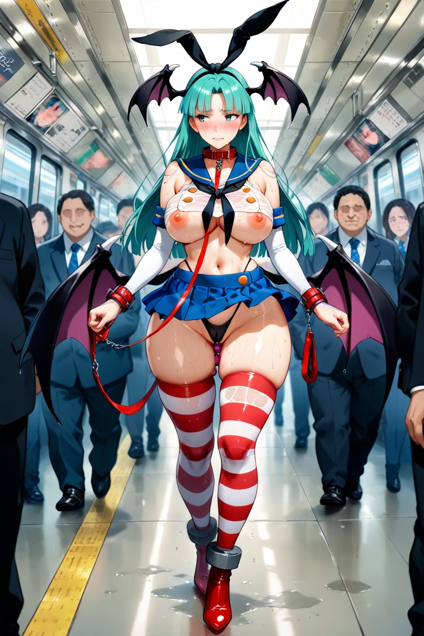 Shimakaze Cosplay, Close Up Breast, Full Body Hentai AI Porn