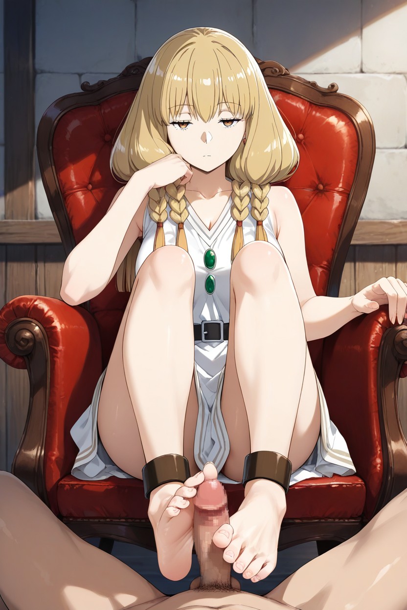 Thighs, Cream Colored Clothes, Penis Hentai AI Porn
