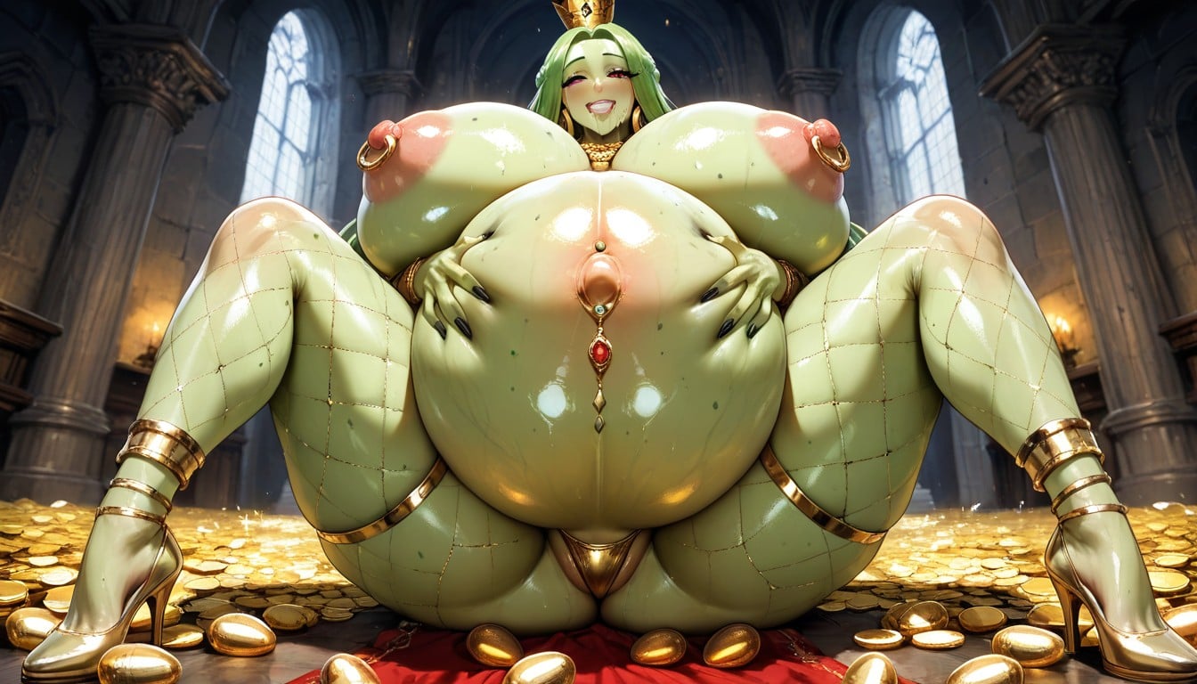 Octane Render, Chikorita Hairstyle, Thong Hentai AI Porn