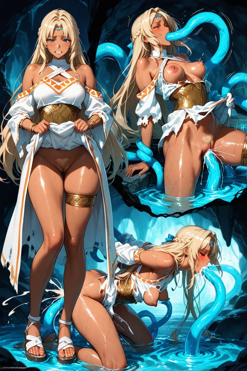Vaginal, Dark Skin, Struggles Hentai AI Porn