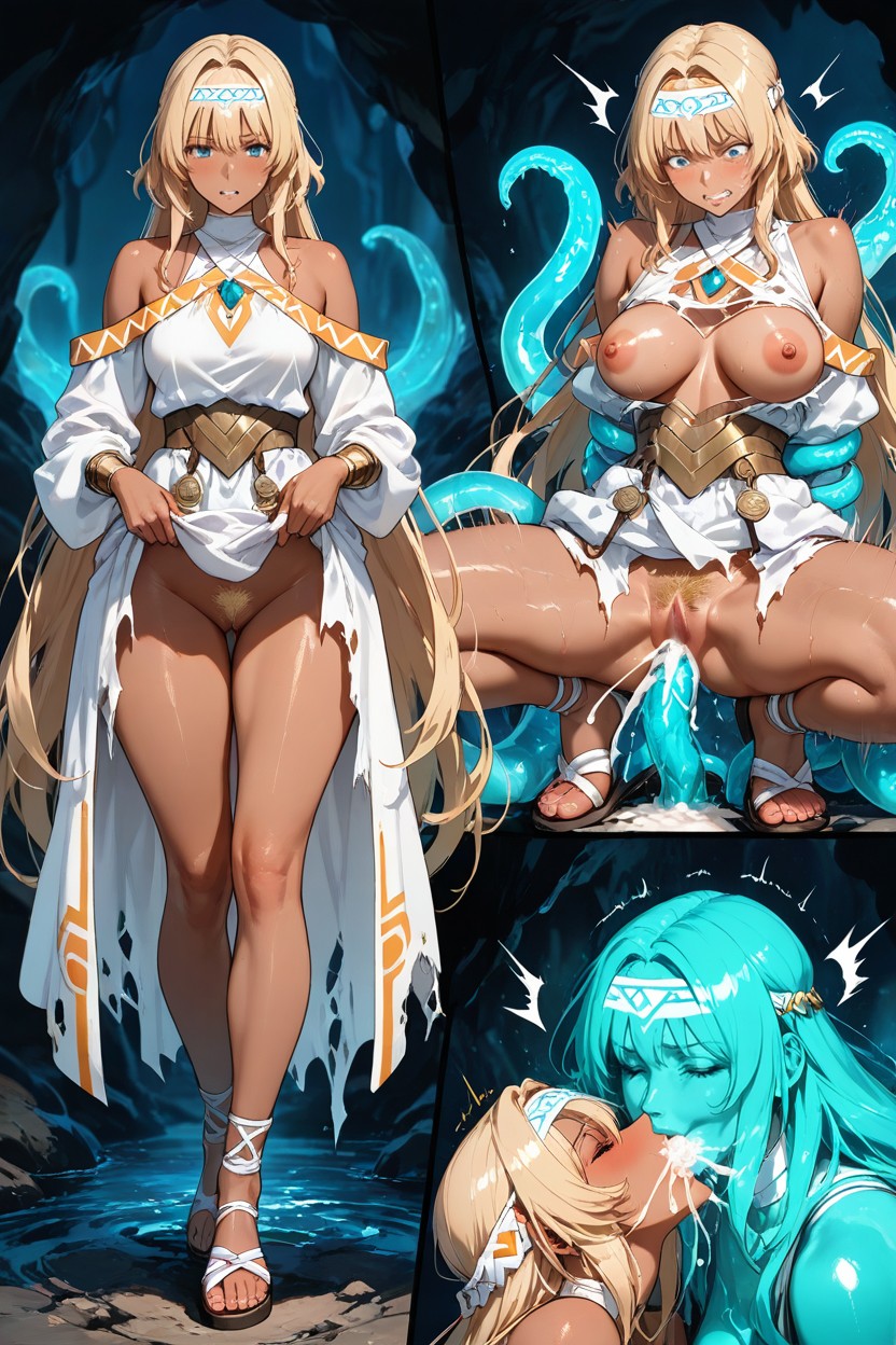 Creepy Expression, Small Breasts, Lily Ramses Futaba Hentai AI Porn