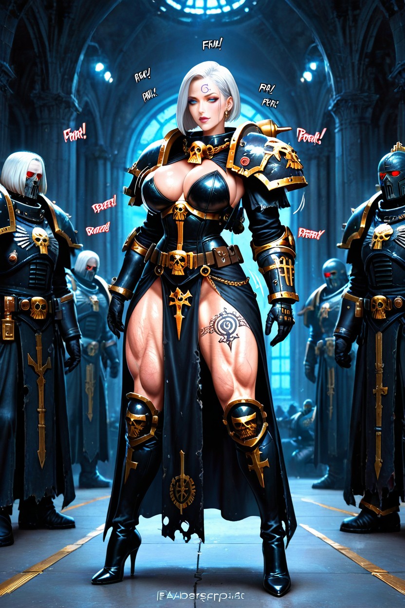 Sound Effects, Gold Braided Belt, Cosplay AI Porn