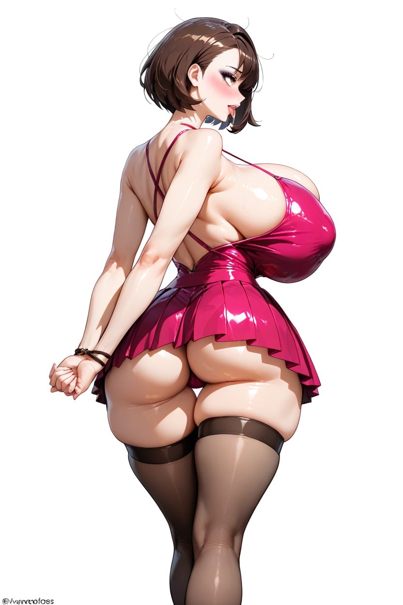 Hyper Seductive, Criss Cross Straps, Rolling Eyes AI Porn