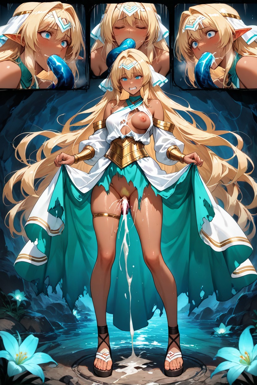 All Faces Are Masterfully Smooth And Refine, Small Ass, Very Reduced Size Ribcage Hentai AI Porn
