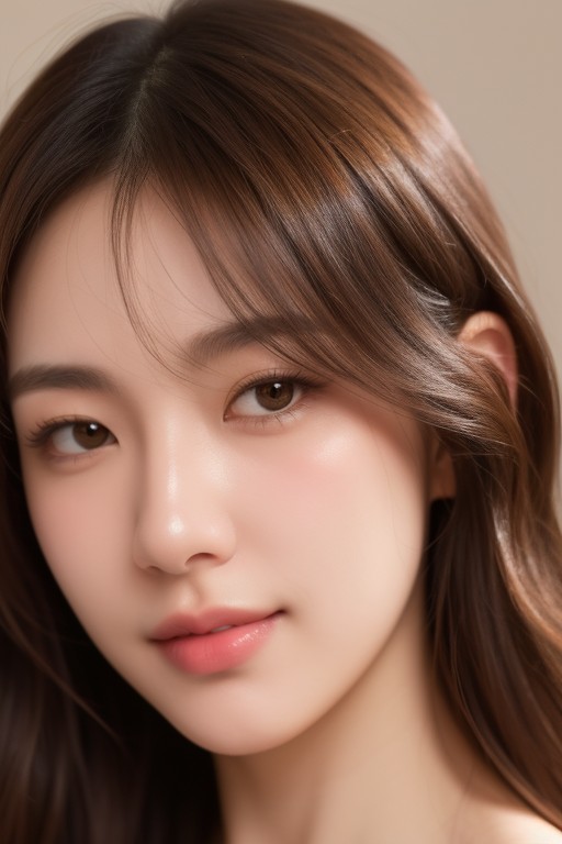 Chinless, K, Long Brown Hair Porno asiático IA
