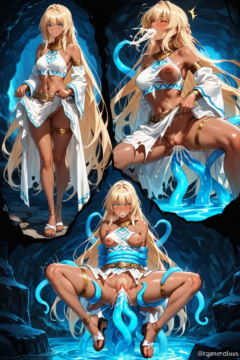 Numerous Views And Angles, Wrapped Around, Creepy Expression Hentai AI Porn
