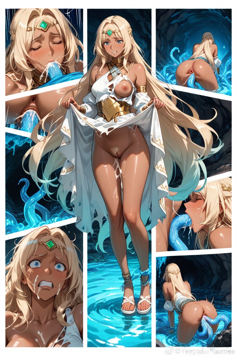 Insanely Long Hair, Vaginal, Soft Reflexion Hentai AI Porn