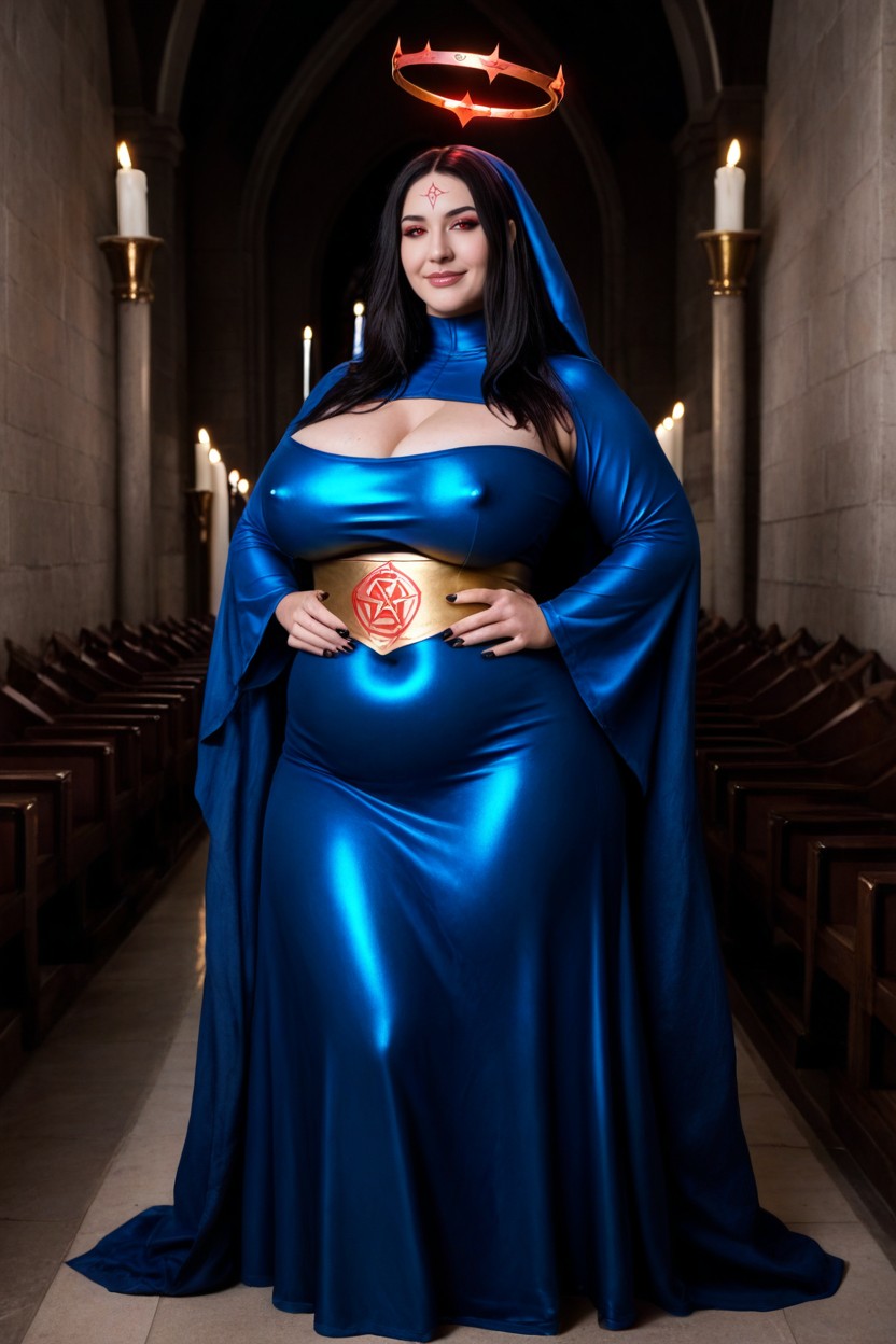 Glowing, Contolled, In A Beautiful Church AI Porn